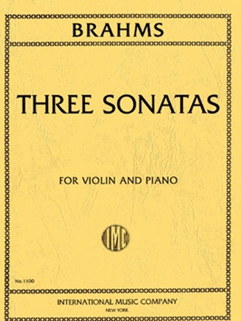 Three Violin Sonatas op.78, 100 & 108