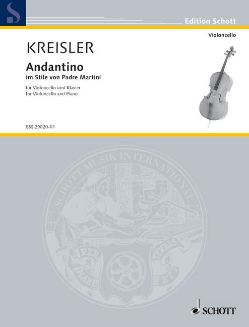 Andantino im Stile von P. Martini (cello and piano)