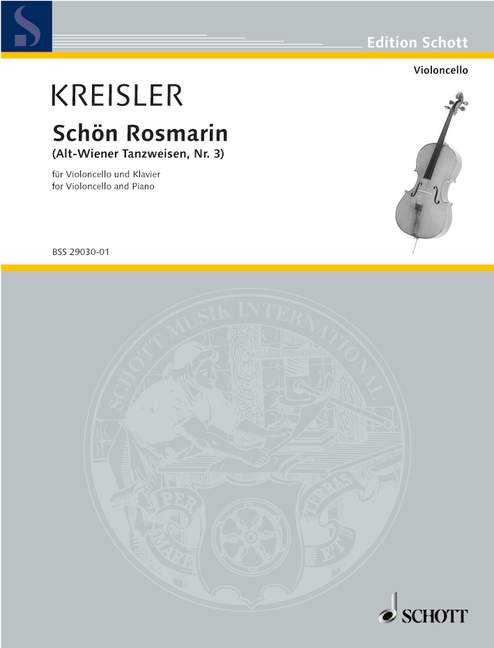 Schön Rosmarin (cello and piano)