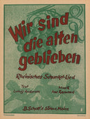 Wir sind die Alten geblieben