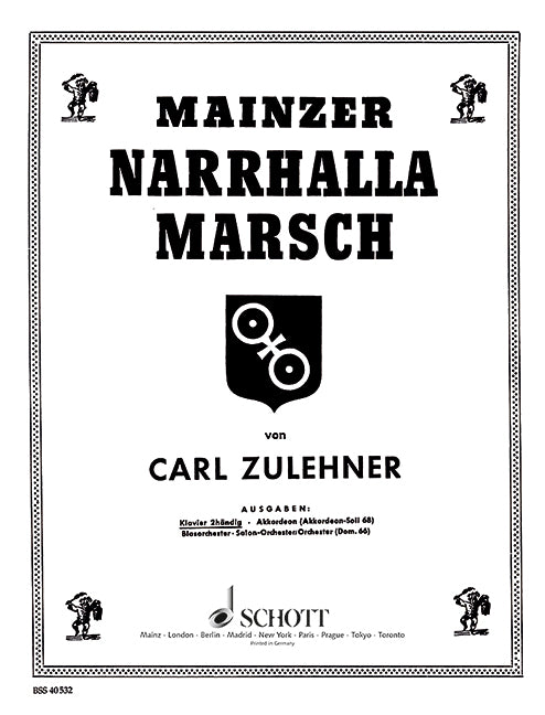 Mainzer Narrhalla-Marsch (Piano)