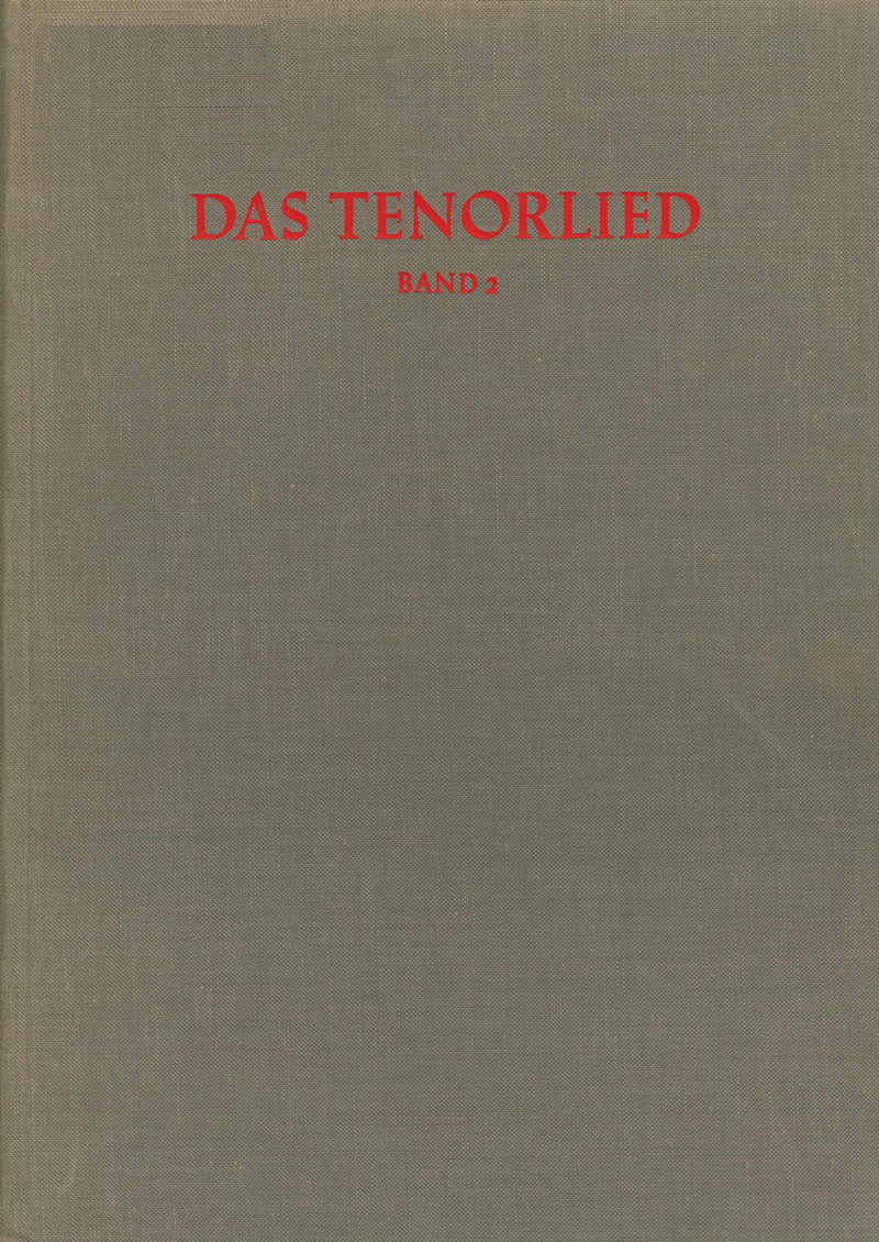 Das Tenorlied, vol. 2