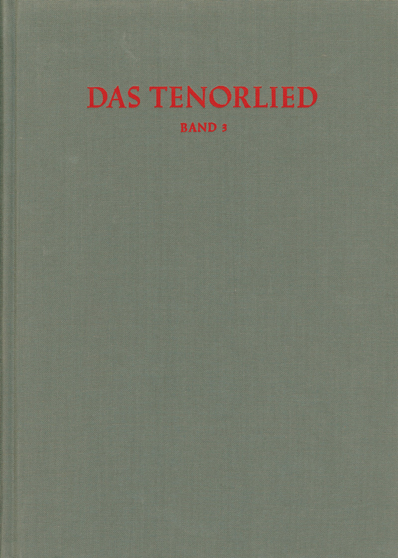 Das Tenorlied, vol. 3
