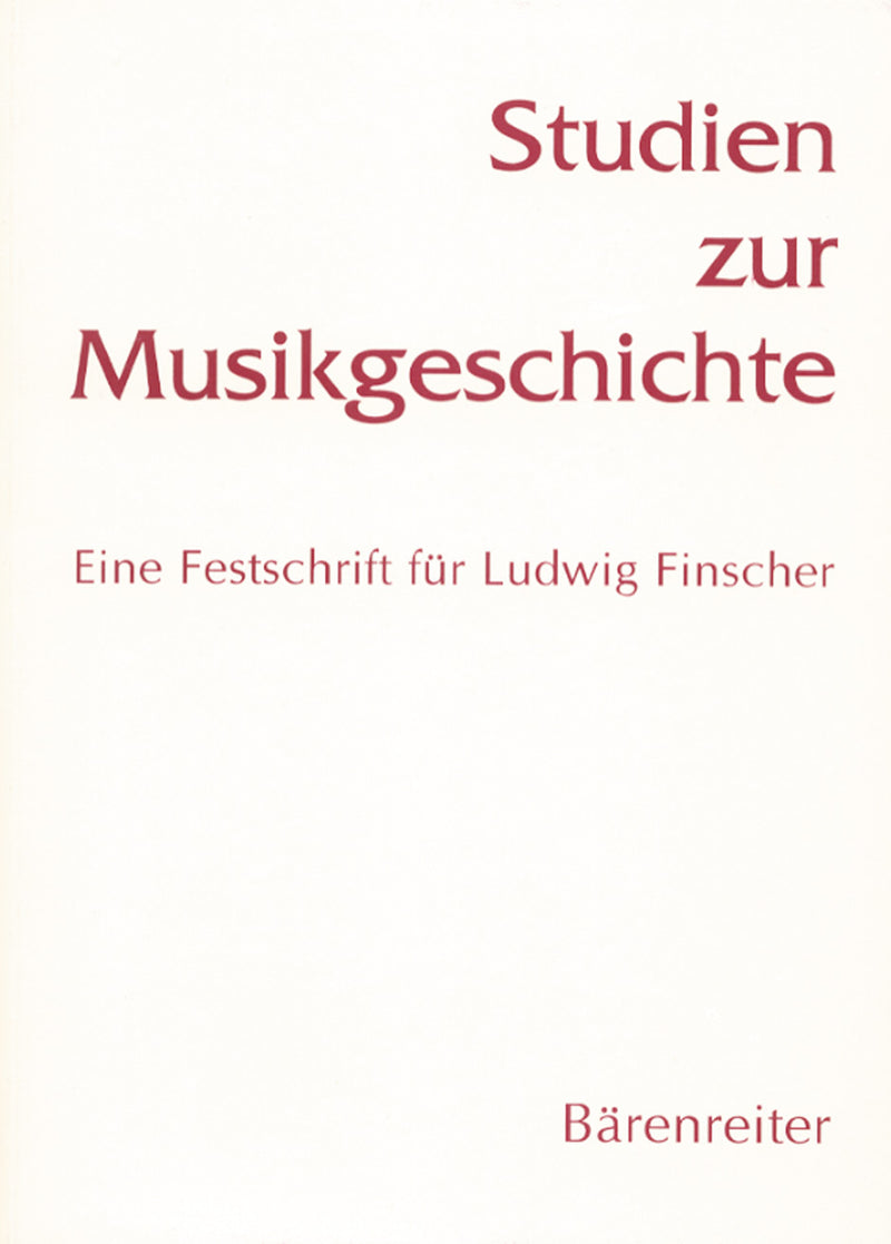 Studien zur MusikGeschichte