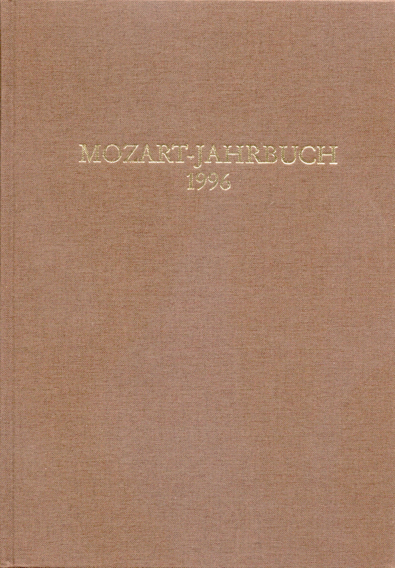 Mozart-Jahrbuch 1996