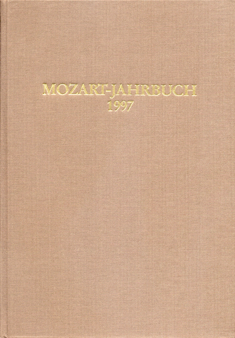 Mozart-Jahrbuch 1997