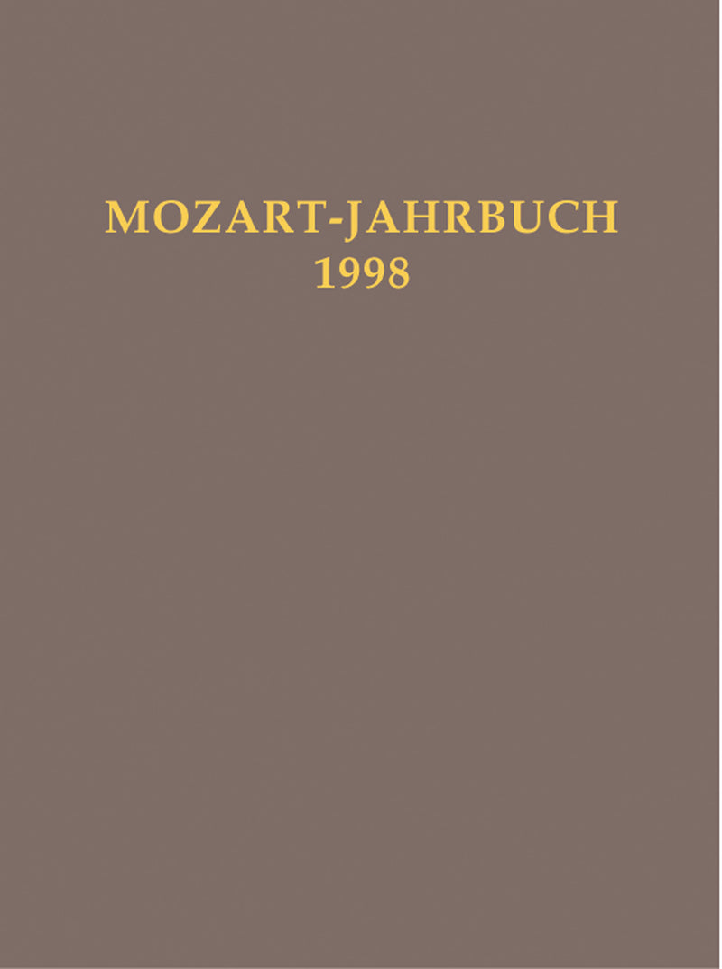 Mozart-Jahrbuch 1998
