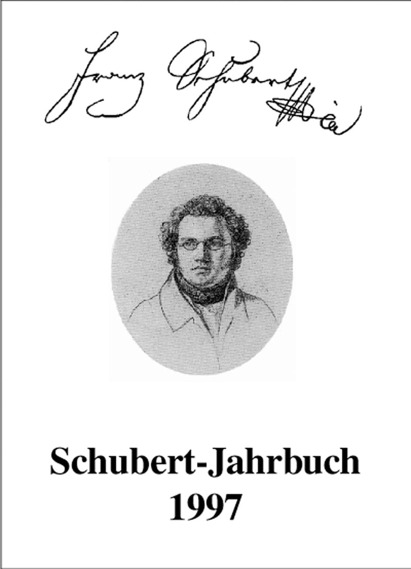 Schubert-Jahrbuch 1997 -Bericht über den Internationalen Schubert-Kongreß Duisburg 1997: Franz Schubert - Werk und Rezeption. Teil I: Lieder und Gesänge, Geistliche Werke-