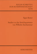Studien zu den String Quartetsn von Wilhelm Stenhammar