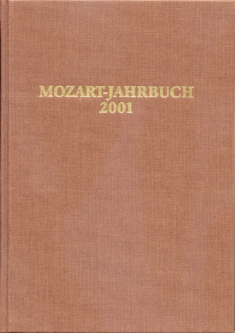 Mozart-Jahrbuch 2001