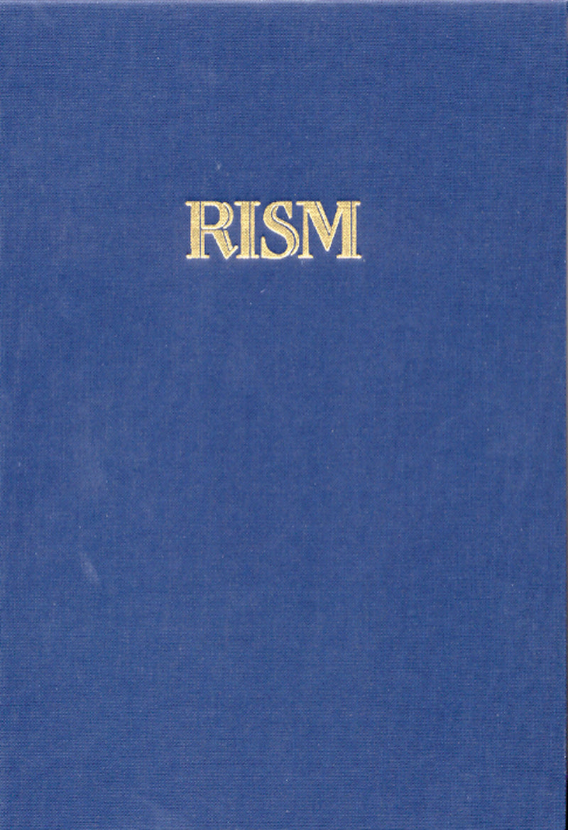 Internationales Quellenlexikon der Musik (RISM), Serie A/1., vol. 15