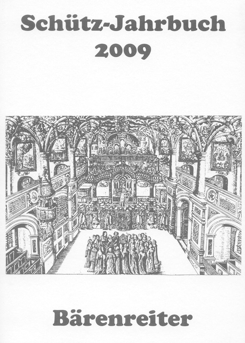 Schütz-Jahrbuch 2009, 31. Jahrgang