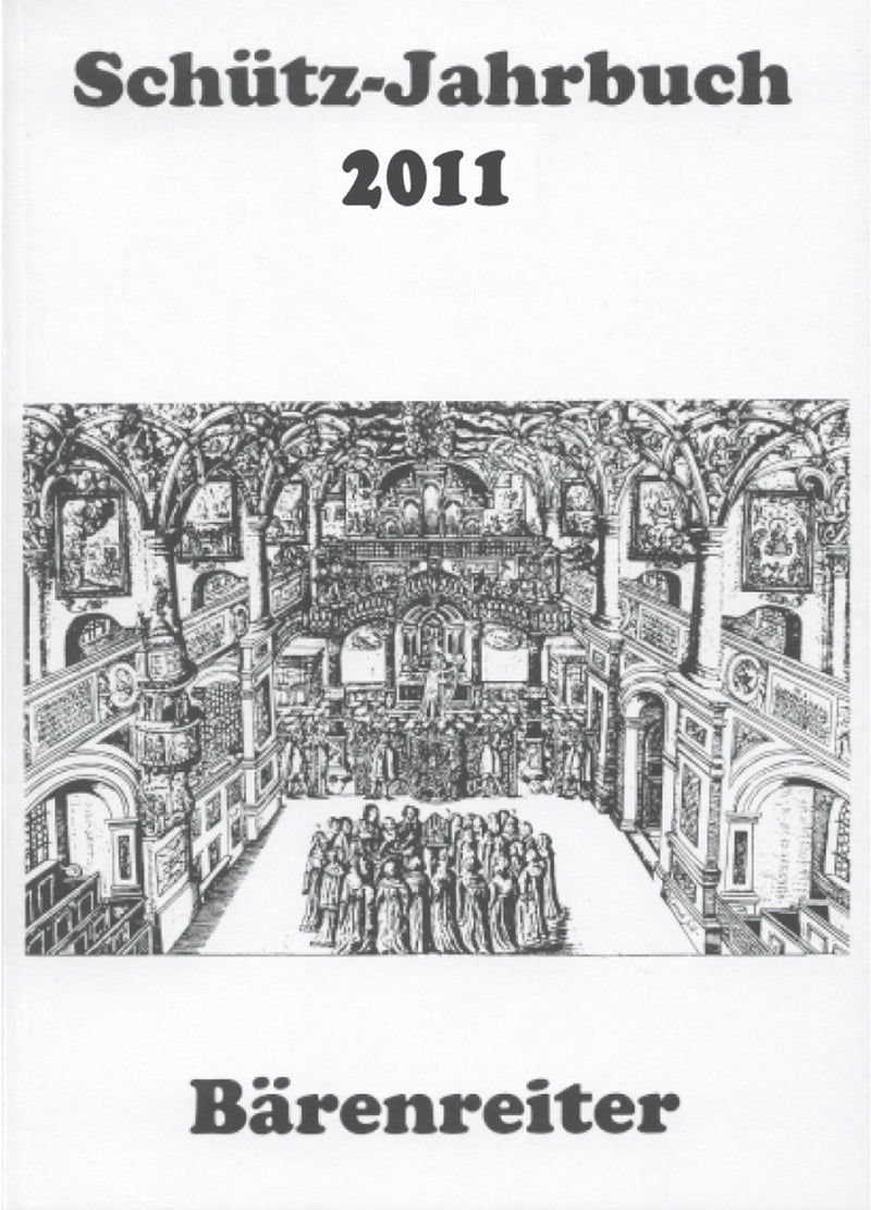 Schütz-Jahrbuch 2011, 33. Jahrgang