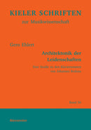 Architektonik der Leidenschaften -Eine Studie zu den Klaviersonaten von Johannes Brahms-