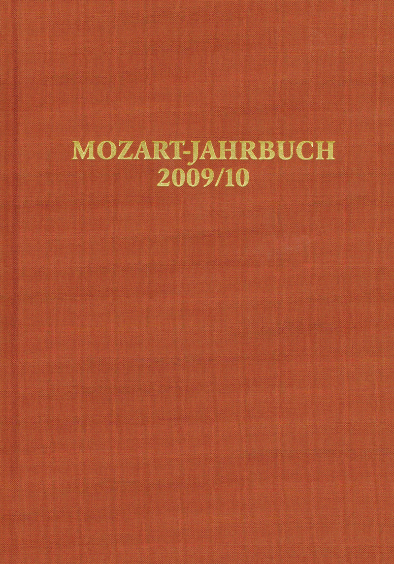 Mozart-Jahrbuch 2009/10