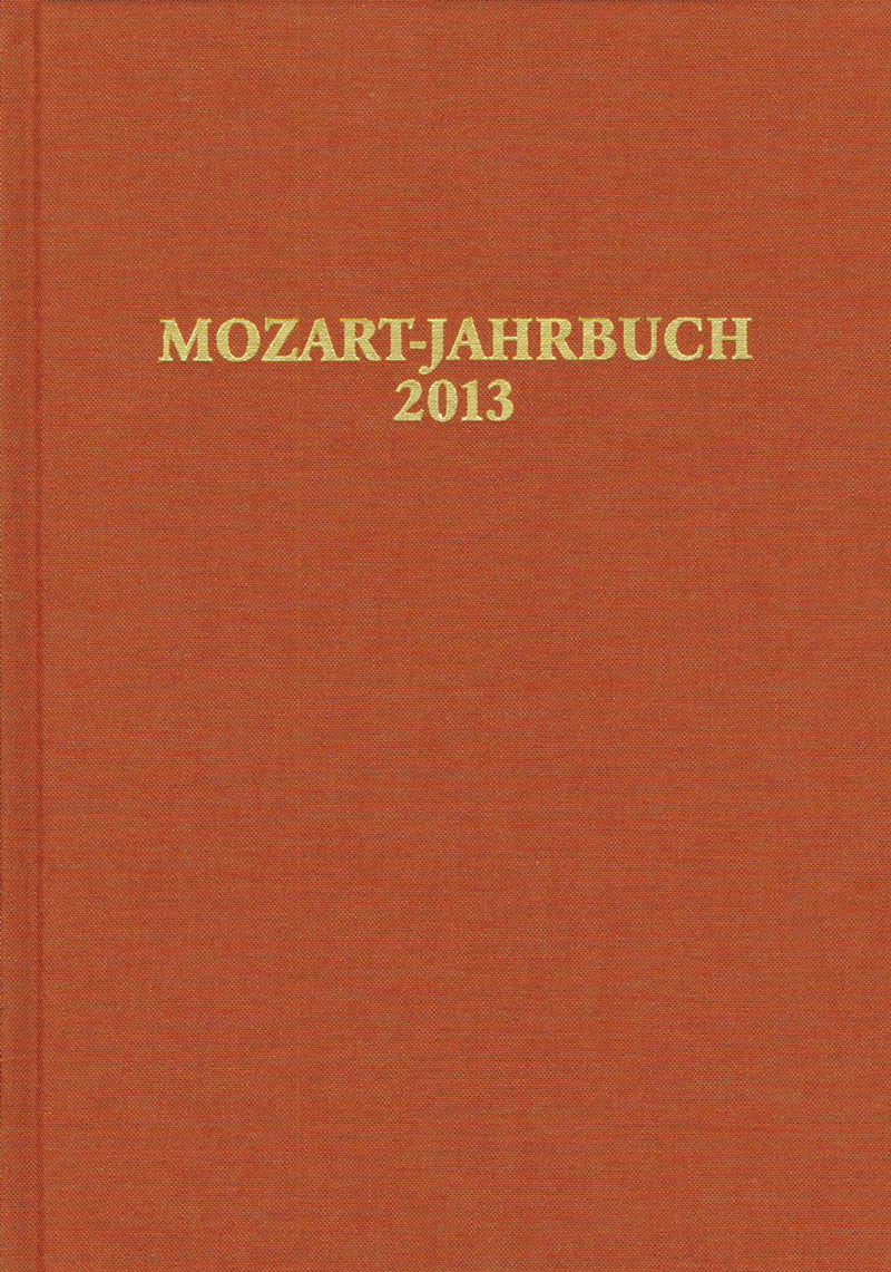Mozart-Jahrbuch 2013