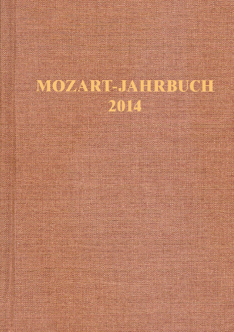 Mozart-Jahrbuch 2014