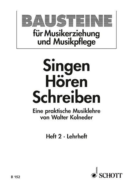 Singen - Hören - Schreiben Book 2 (method)