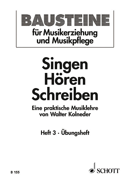 Singen - Hören - Schreiben Book 3 (student's book)