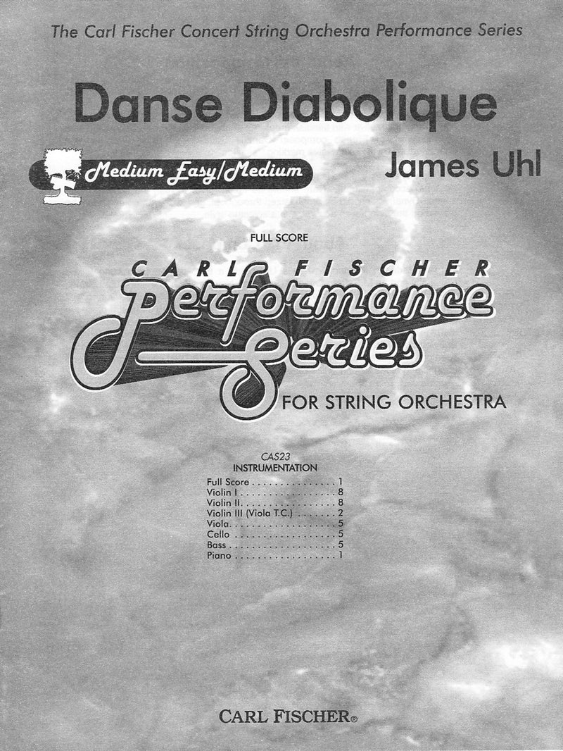 Danse Diabolique (Score Only)