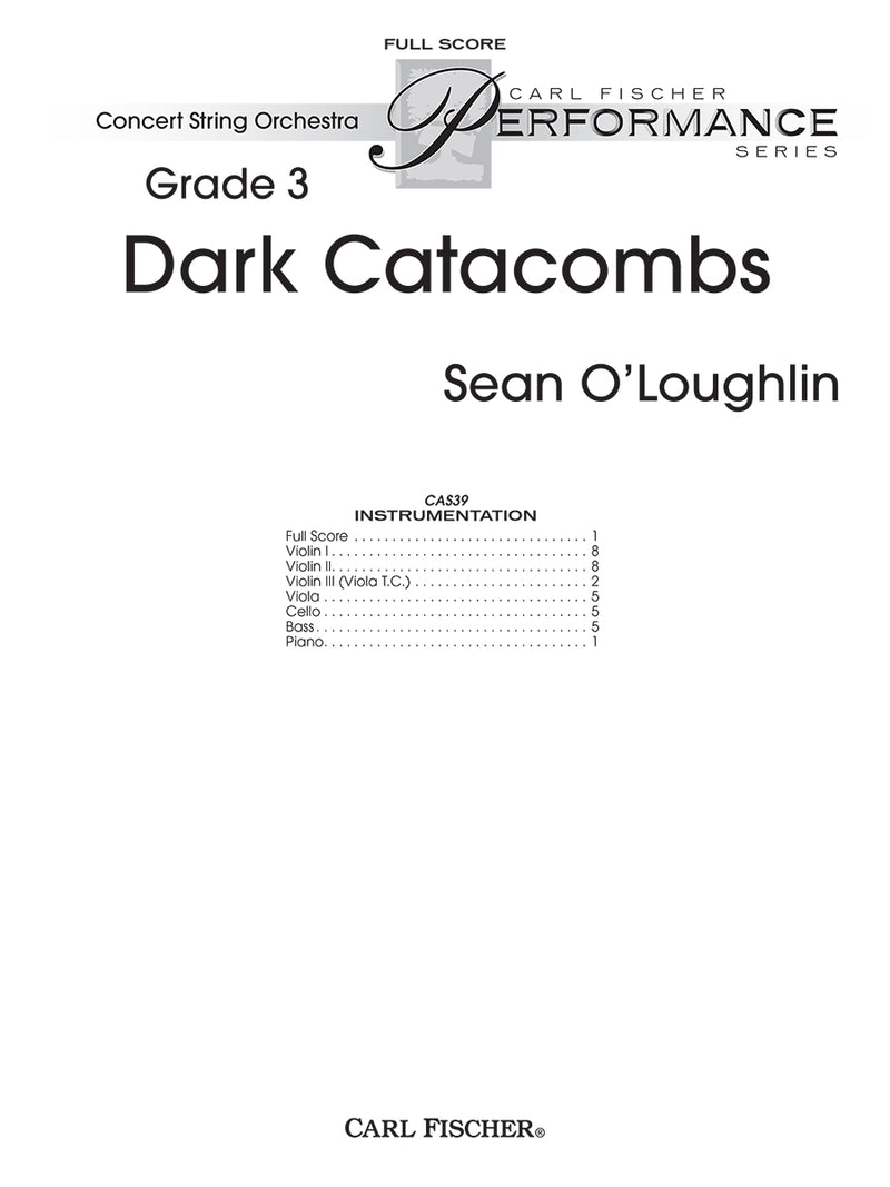 Dark Catacombs (Score Only)