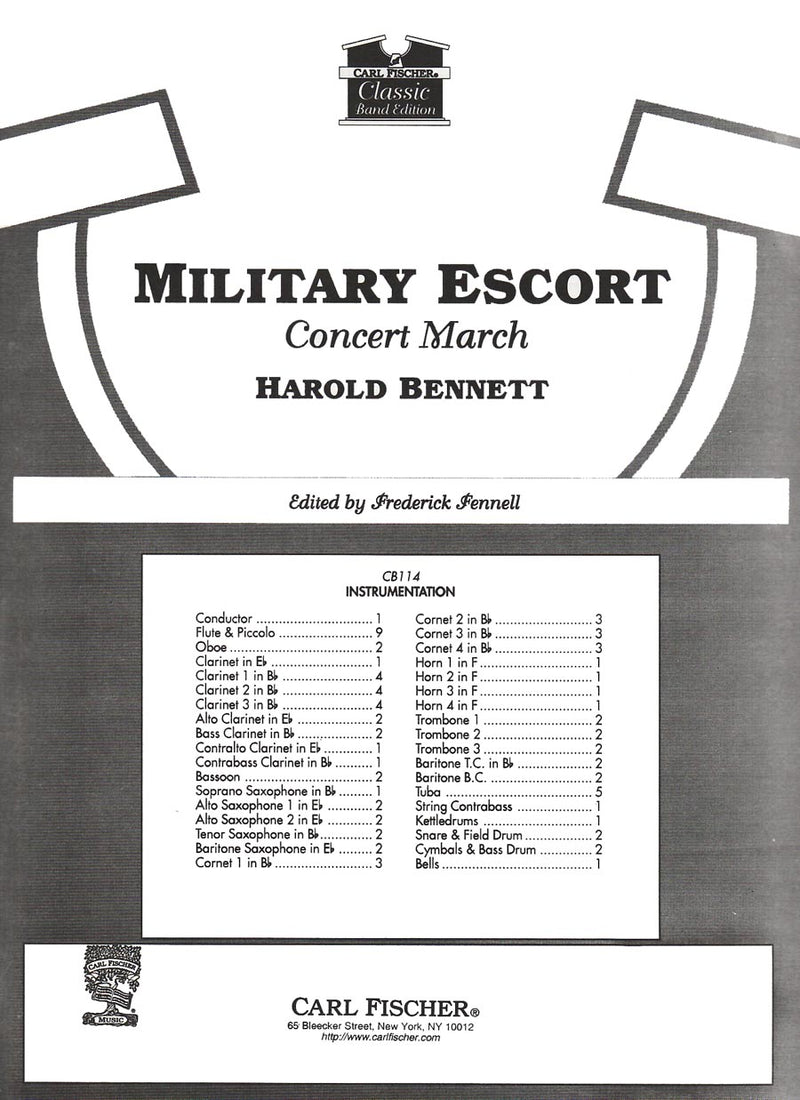 Military Escort (Score Only)