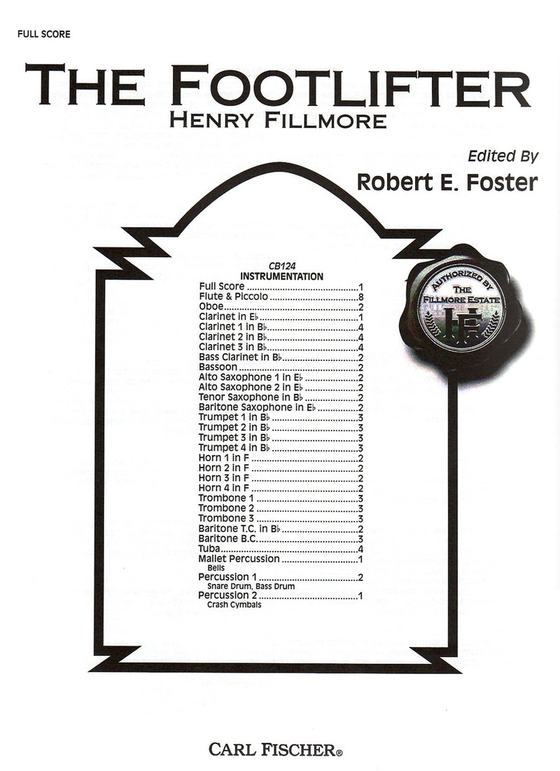 The Footlifter (Score Only)