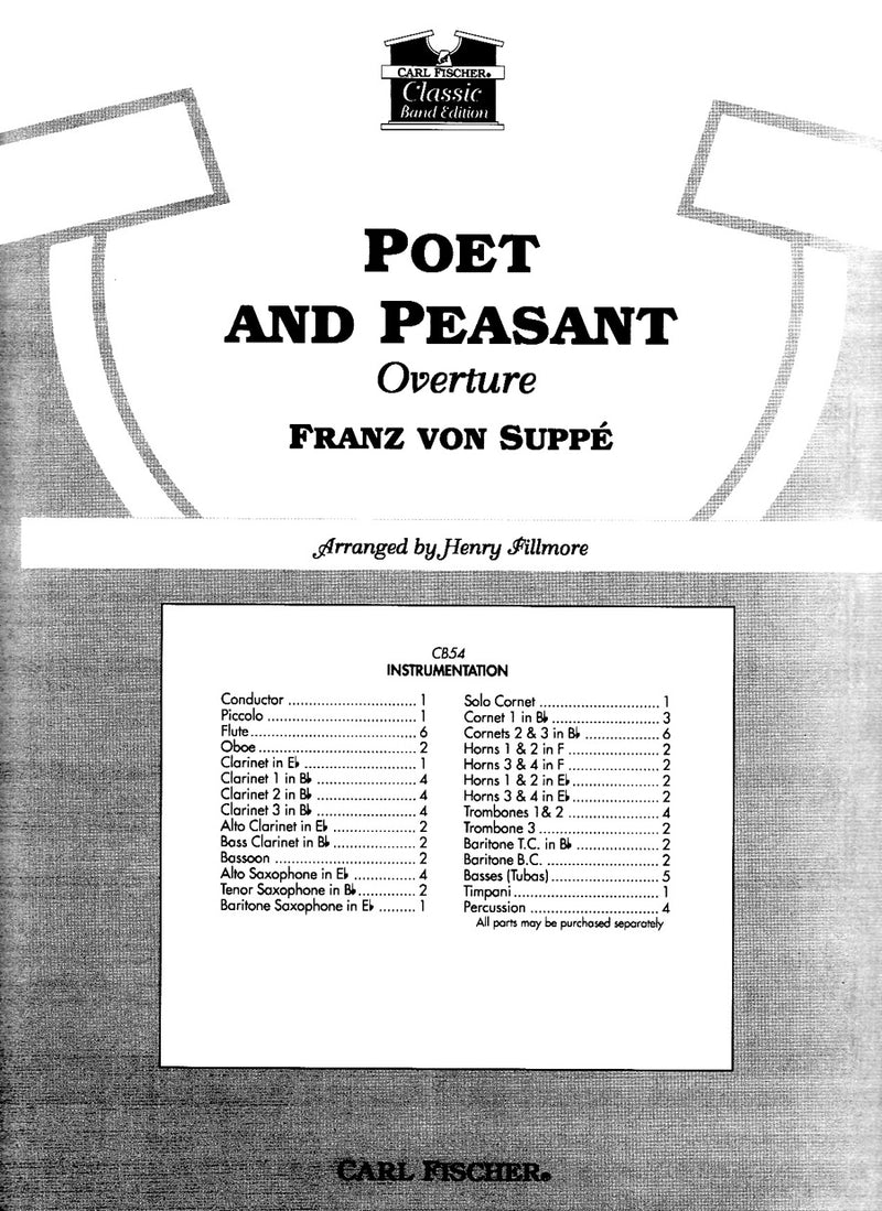 Poet and Peasant (Overture) (Score Only)