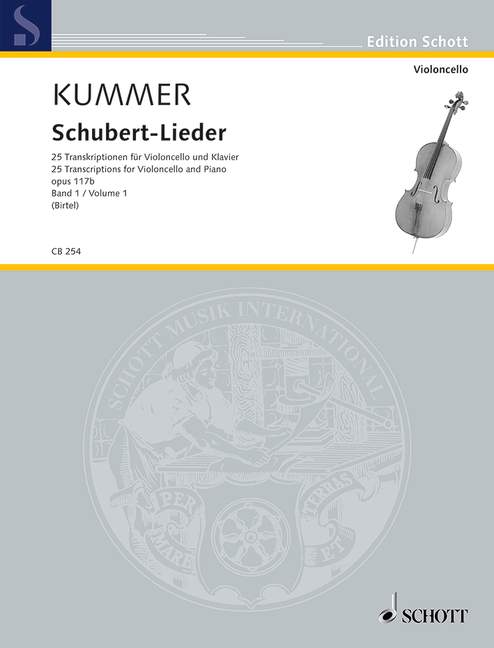 Schubert-Lieder op. 117b, Vol. 1