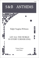 Let all the world in every corner sing ("Antiphon"), arr. Unison Voices with Piano