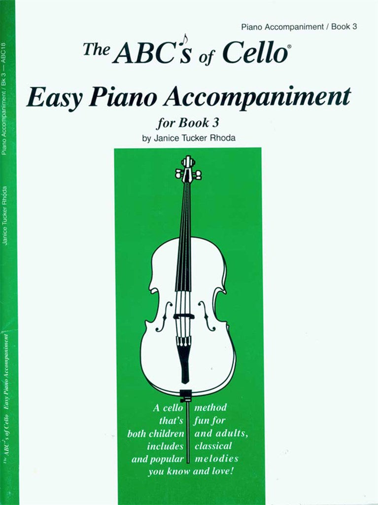 The Abcs of Cello, Easy Piano Accompaniment (for Book 3)