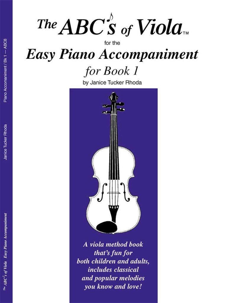 The ABCs of Viola Easy Piano Accompaniment