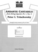 Andante Cantabile From String Quartet No. 1, Op. 11 (Score & Parts)