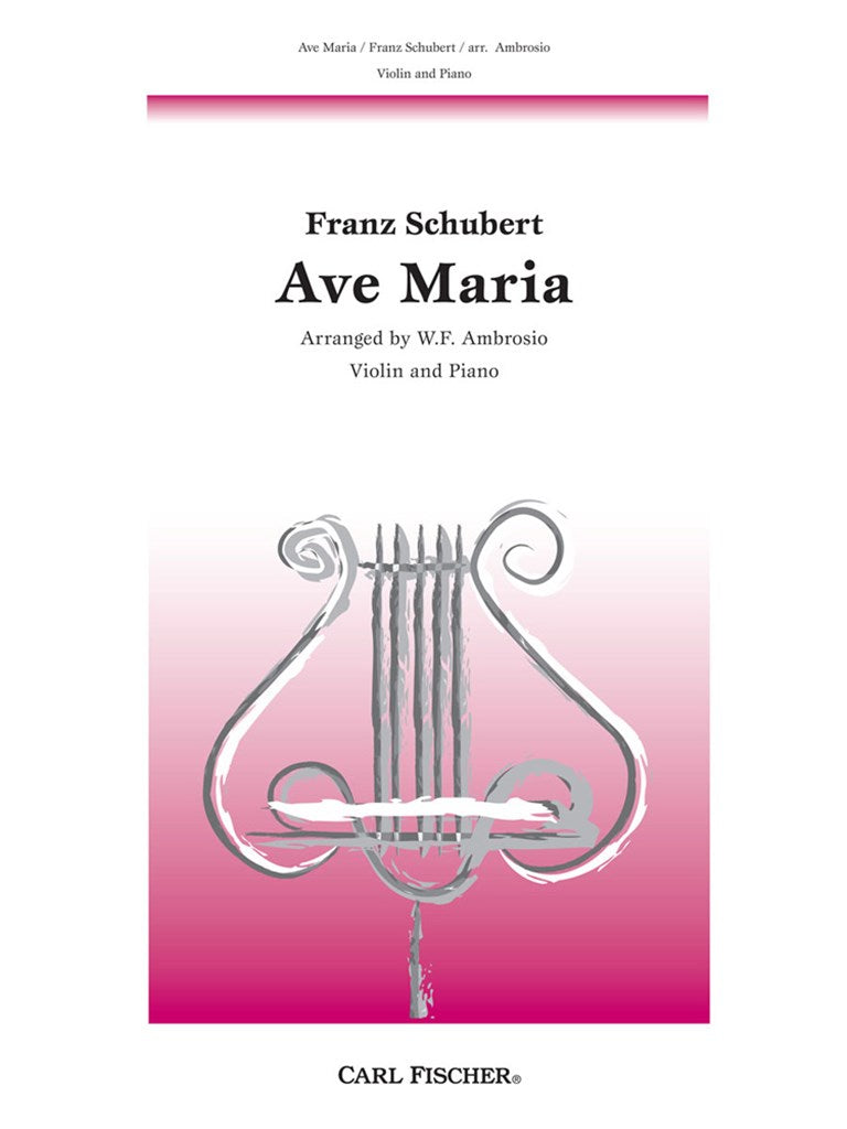 Ave Maria, arr. Ambrosio (Violin and Piano)