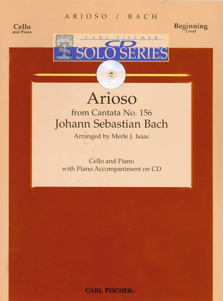 Arioso from Cantata No. 156 (with CD)