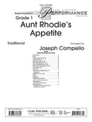 Aunt Rhodie's Appetite (Score Only)