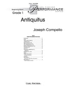Antiquitus (Score Only)