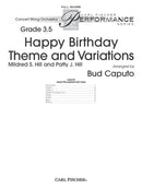 Happy Birthday Theme and Variations (Study Score)