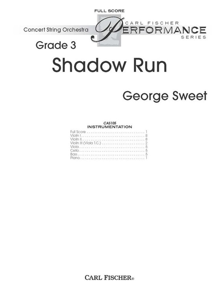 Shadow Run (Study Score)