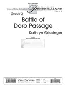 Battle Of Doro Passage (Study Score)