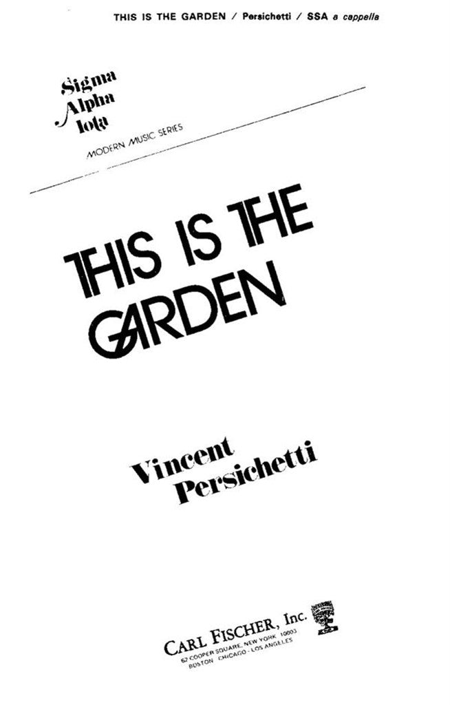 This Is the Garden