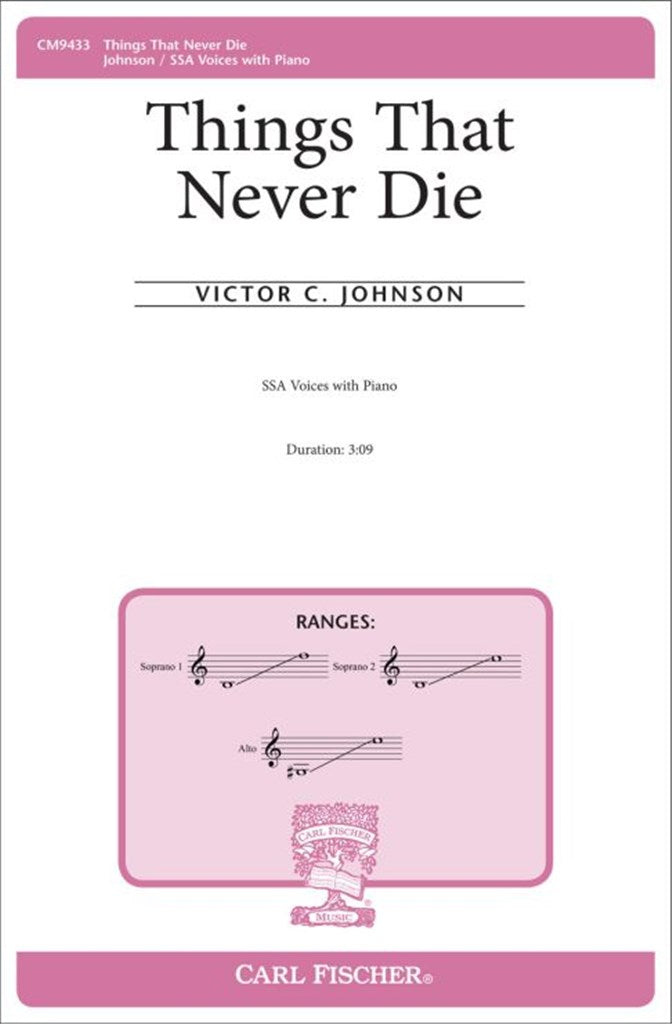 Things that Never Die (Score Only)