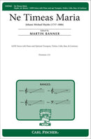 Ne Timeas Maria (Score Only)