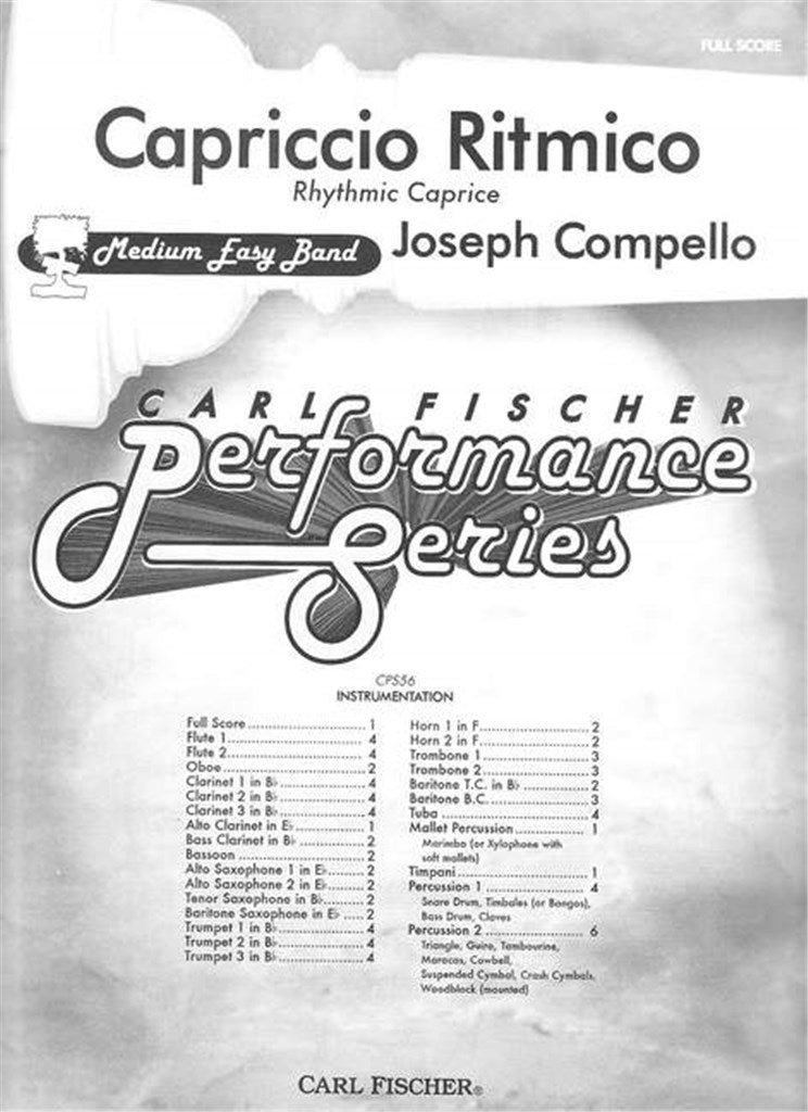 Capriccio Ritmico (Score Only)