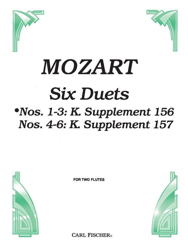 Six Duets Nos. 1-3 K. Supplement 156