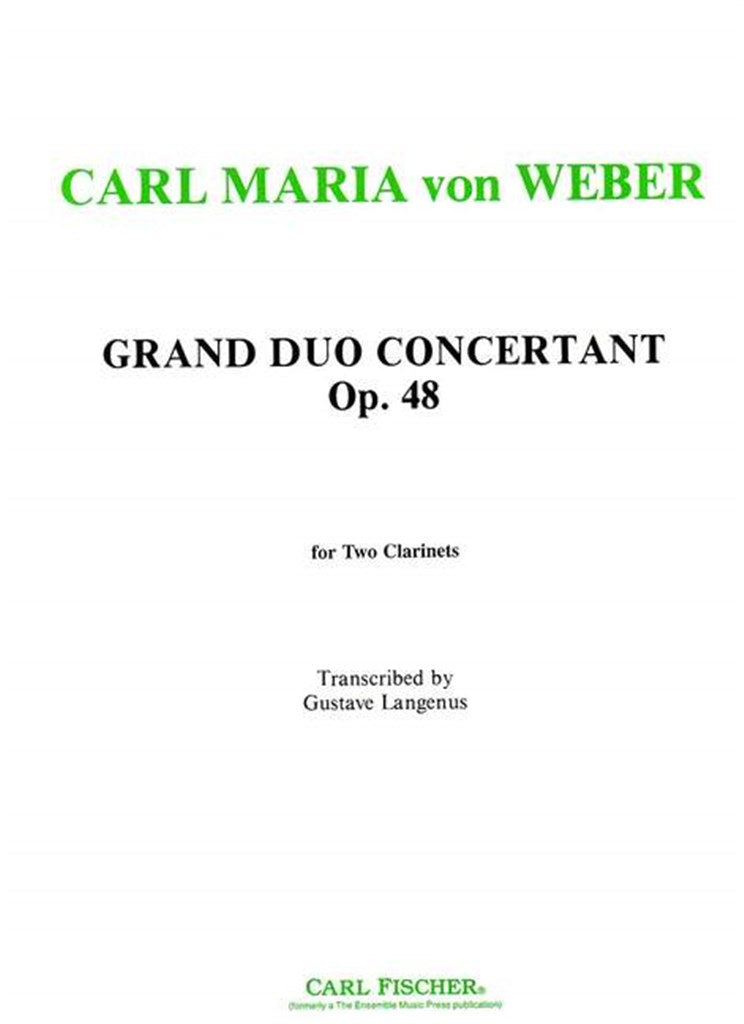 Grand Duo Concertant (Score Only)