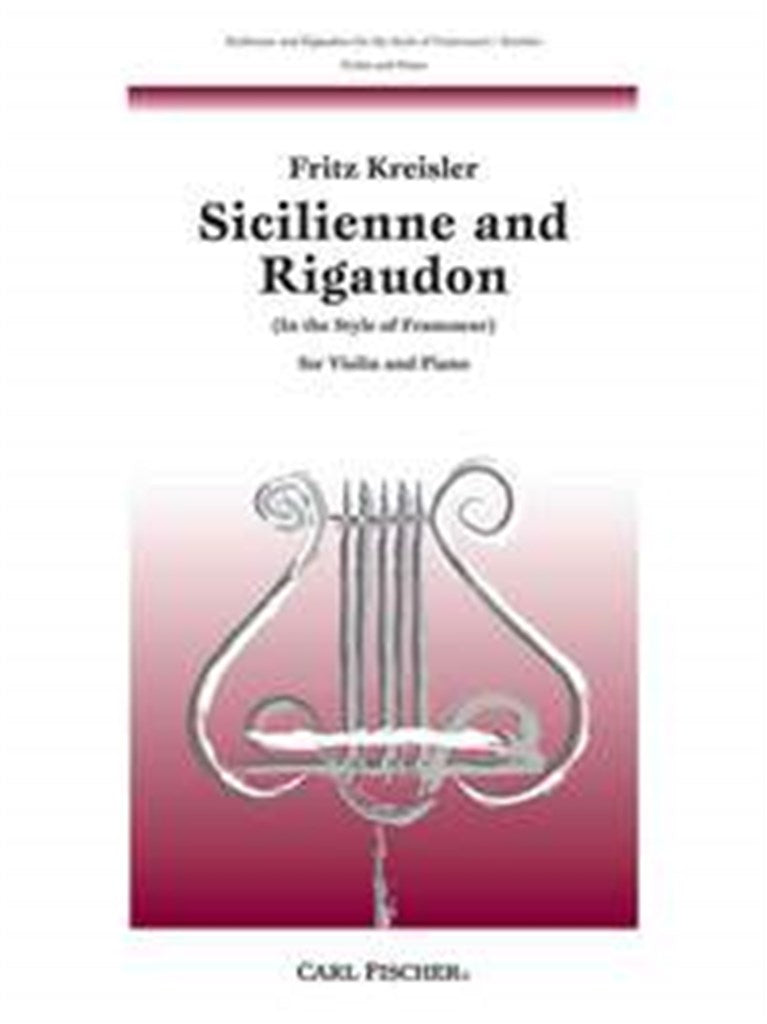 Sicilienne and Rigaudon (Score with Part)