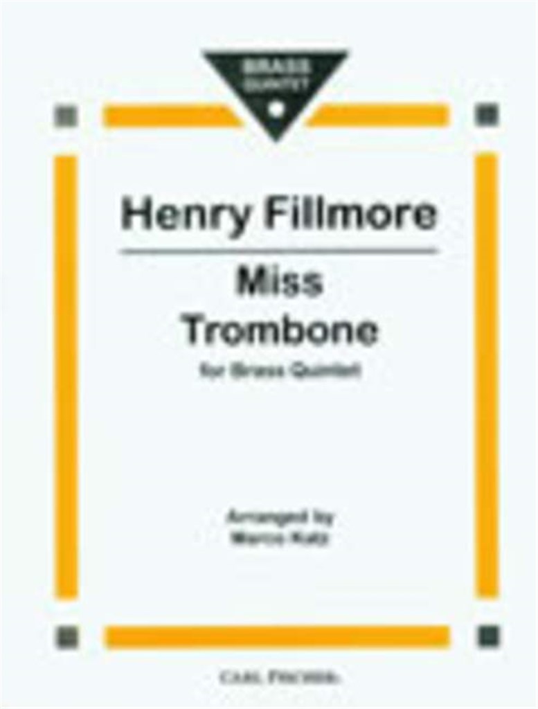 Miss Trombone (Score & Parts)
