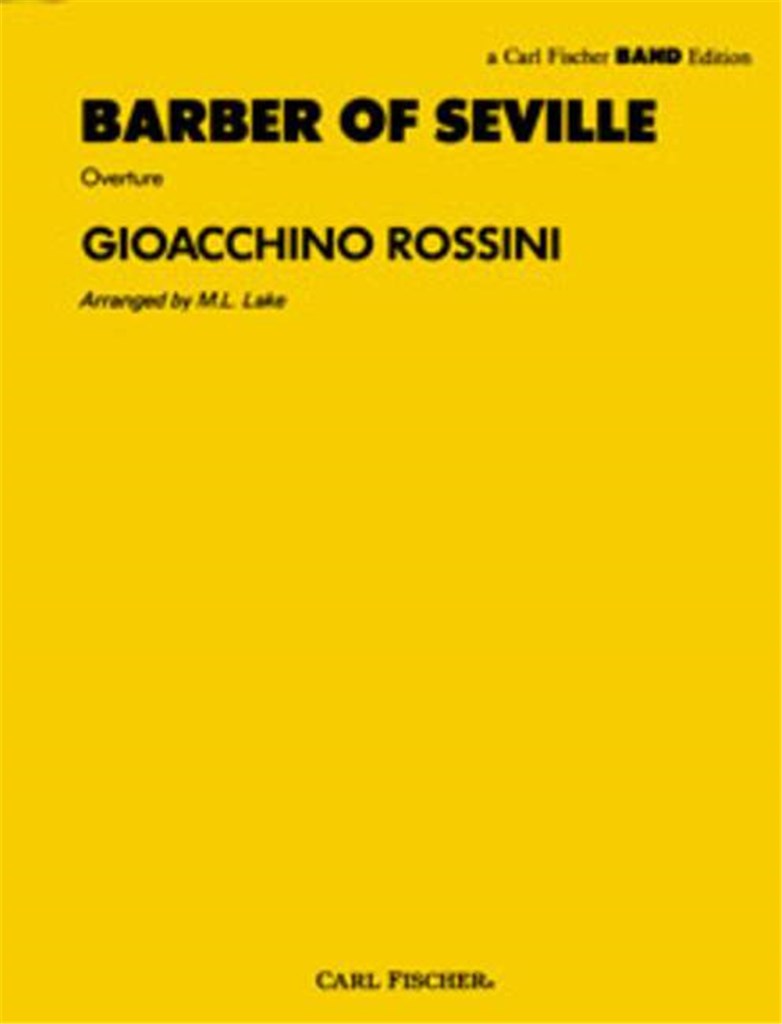 The Barber of Seville Overture (Score & Parts)