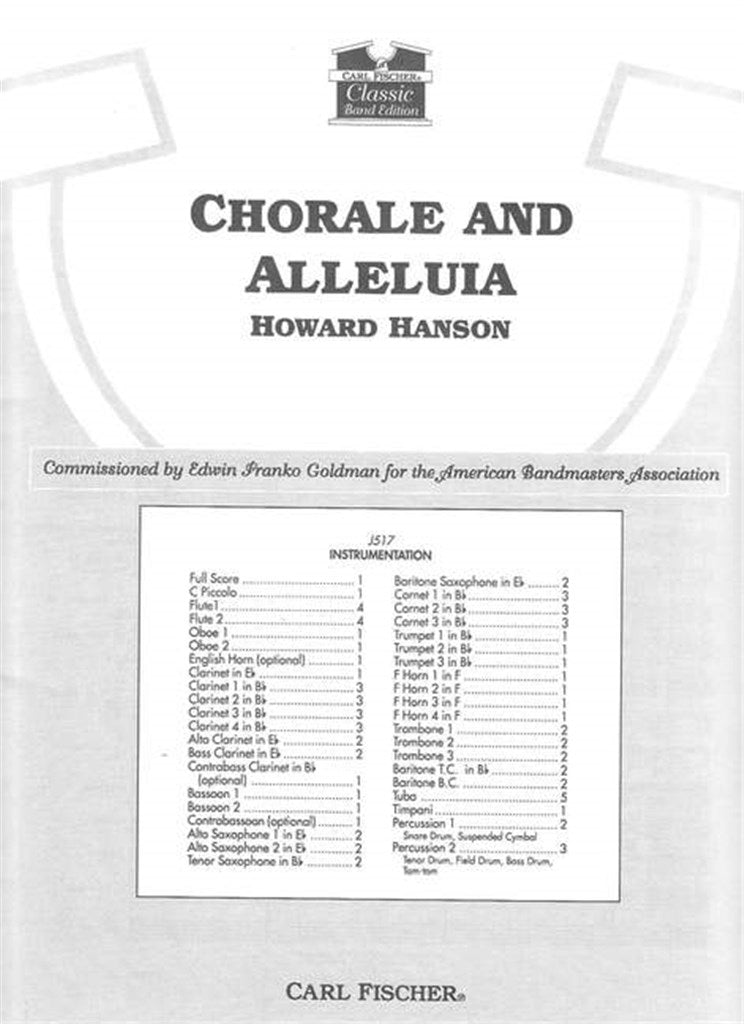 Chorale and Alleluia (Score Only)
